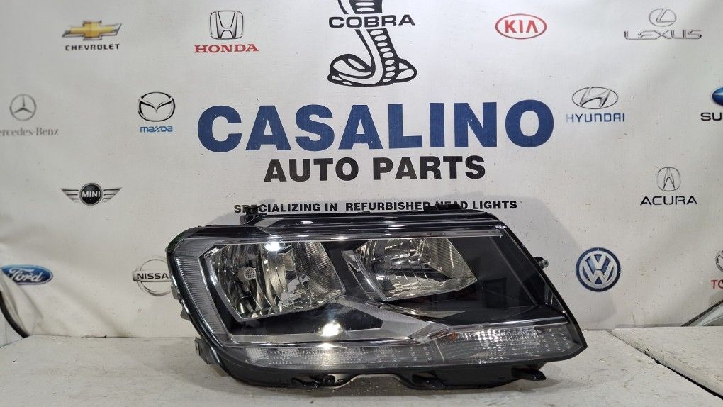 2018-2021 VOLKSWAGEN TIGUAN HALOGEN WITH LED DRL RIGHT PASSENGER SIDE AFTER MARKET 
