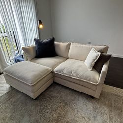 Off-White Sectional Couch For Sale