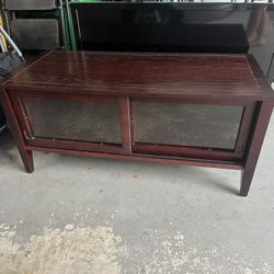 Tv Stand With Sliding Doors 