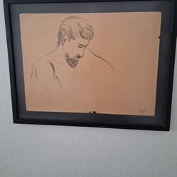 Framed Vintage Sketch