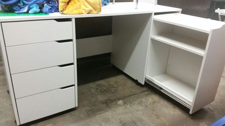 Brand new assembled computer desk