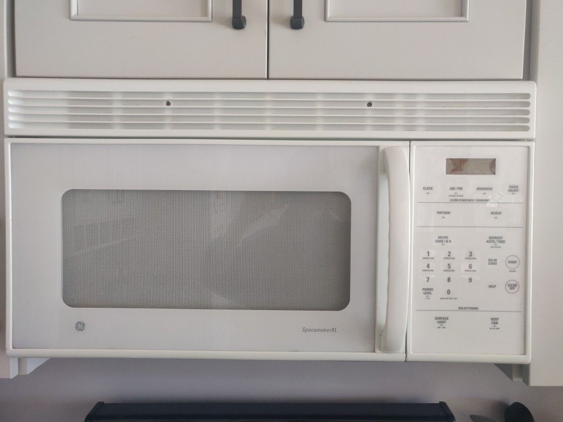 Over stove Microwave GE Spacemaker XL