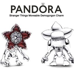 PANDORA Stranger Things Moveable Demogorgon Charm w/box