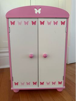Doll clothes closet