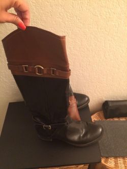 Boots black and brown