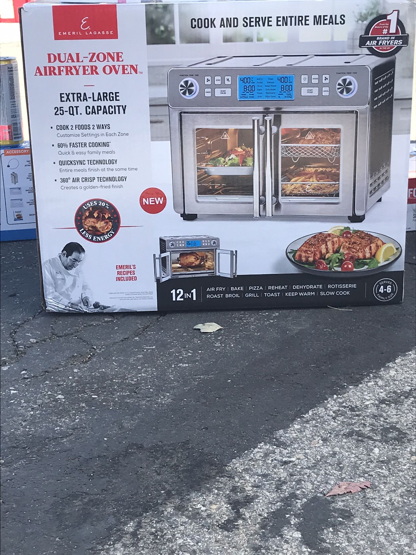 Dual Zone Emeril Air Fryer Emeril Lagasse Dual Zone Air Fryer Oven