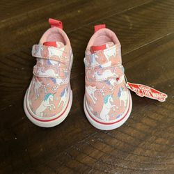 Vans Baby Sneakers Pink Unicorn New With Tags Size 4