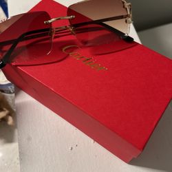 Brown  Cartier Glasses