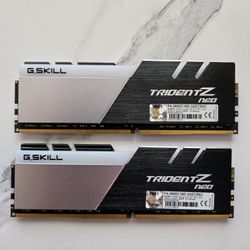 G.skill trident z neo 16GB 2x8GB Ram Sticks 