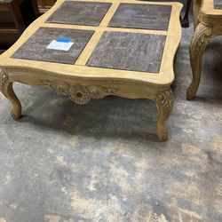 3 Pc Set Coffee Table With 2 End Tables