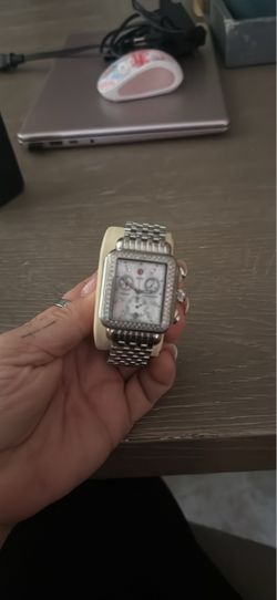 Michele Deco Diamond Chronograph Watch