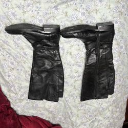 Nine West Boots (Black Leather) $25 OBO