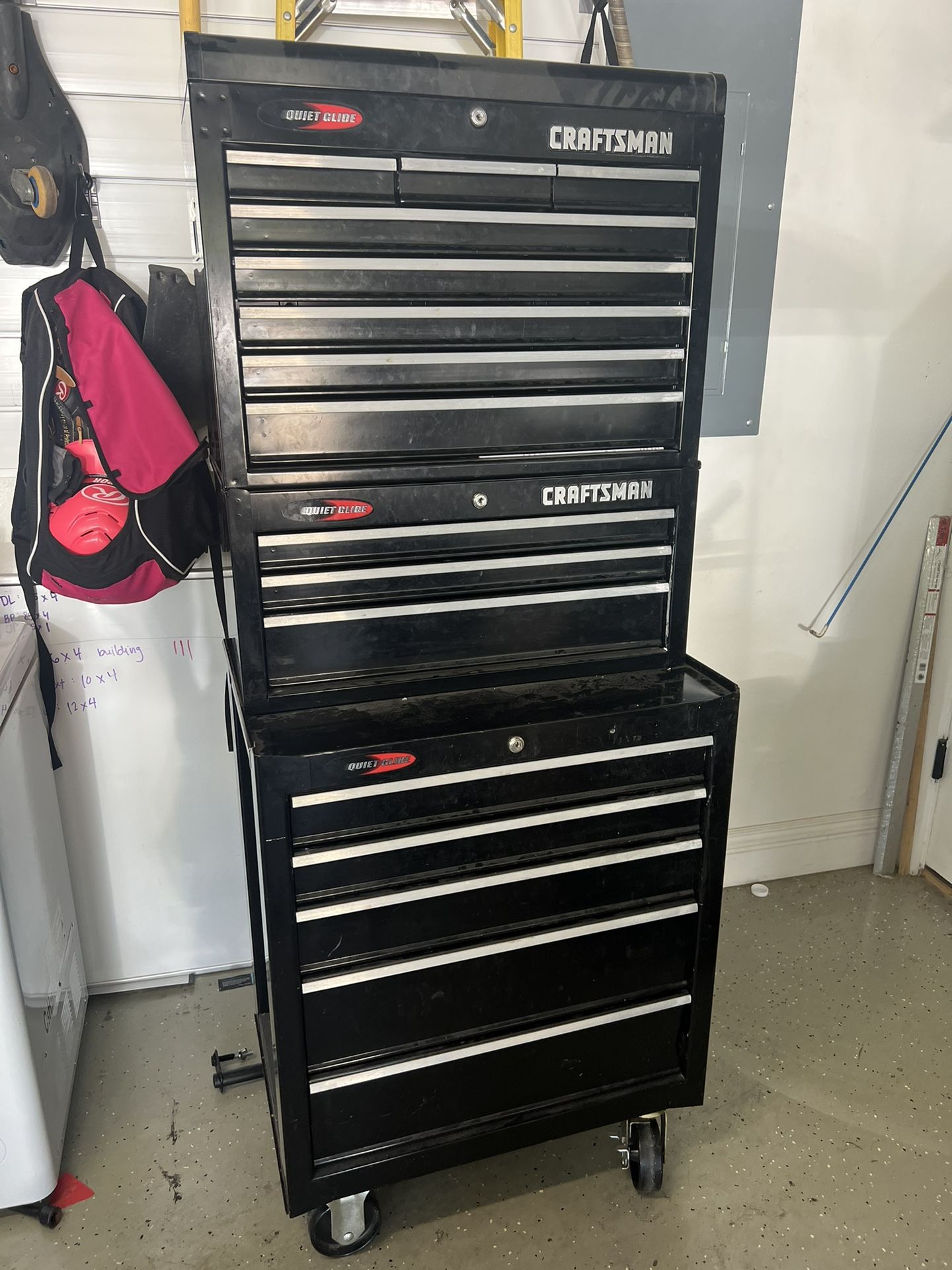 16 Drawer Craftsman Tool Chest - 3 Tier