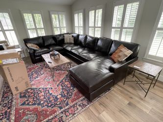Leather Sectional