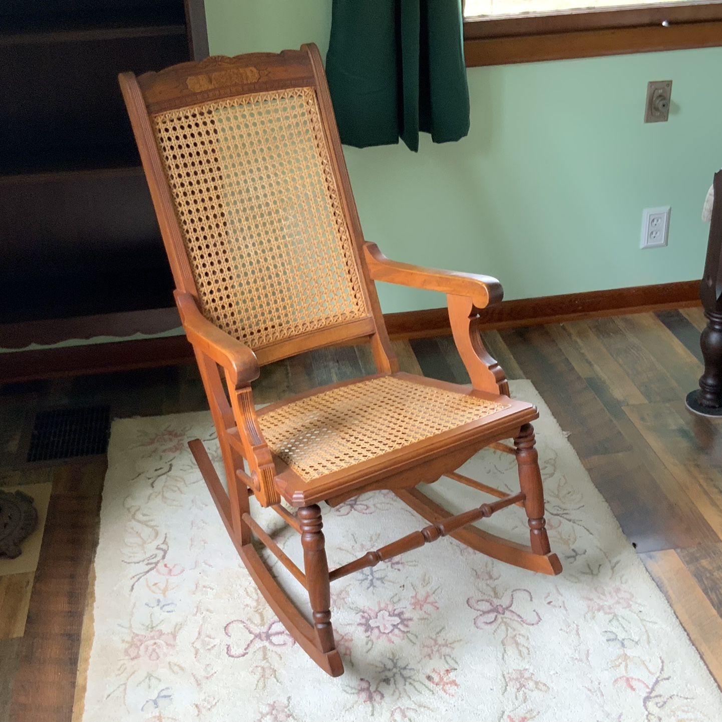 Hand Caned Vintage Rocker