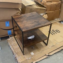 New! 2 Tire End Table