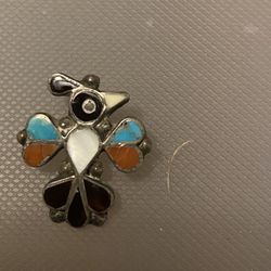 Navajo Inlay Brooch 