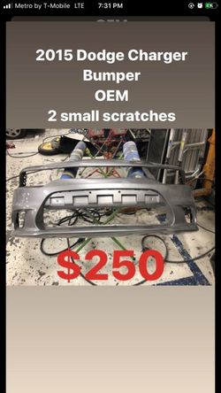 2015 charger bumper