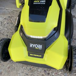 Ryobi 21 Inch Self-Propelled Variable Speed With Turbo Cut Command Center Control