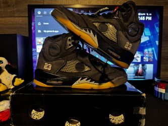 Off White Air Jordan 5 “Muslin” ❤️🖤🩶