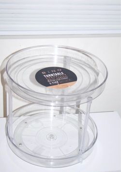 Clear Acrylic Turntable Organizer (Lazy Susan) – Like New