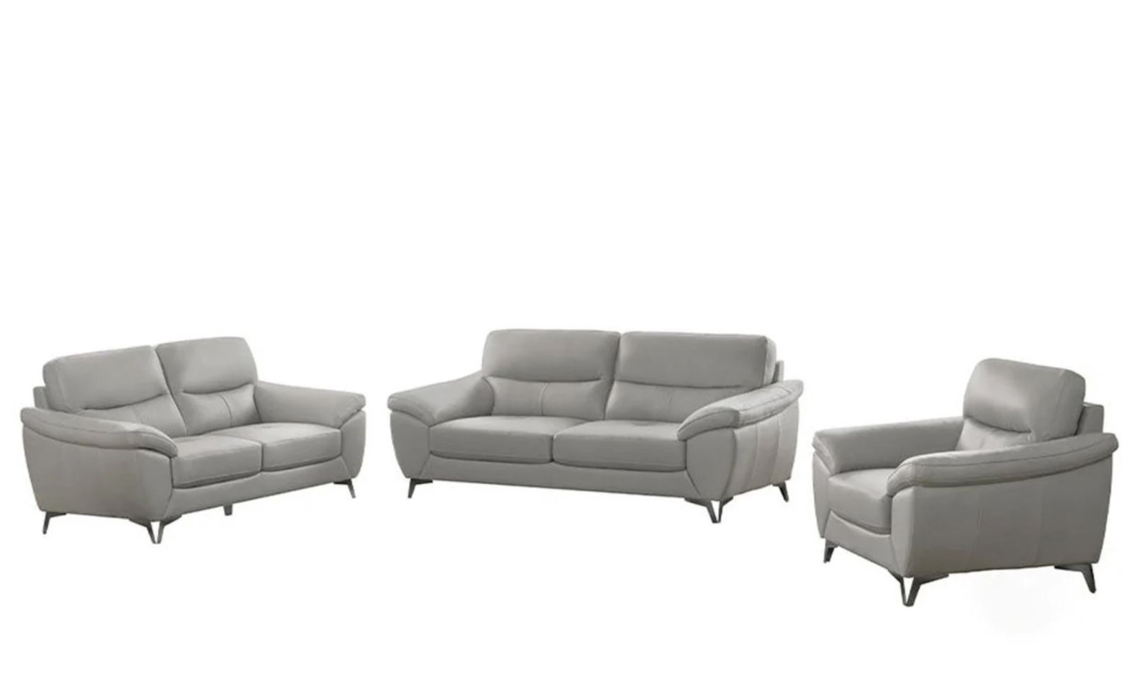 Abbyson CADENCE TOP GRAIN LEATHER 3-PIECE SET$ 5,795