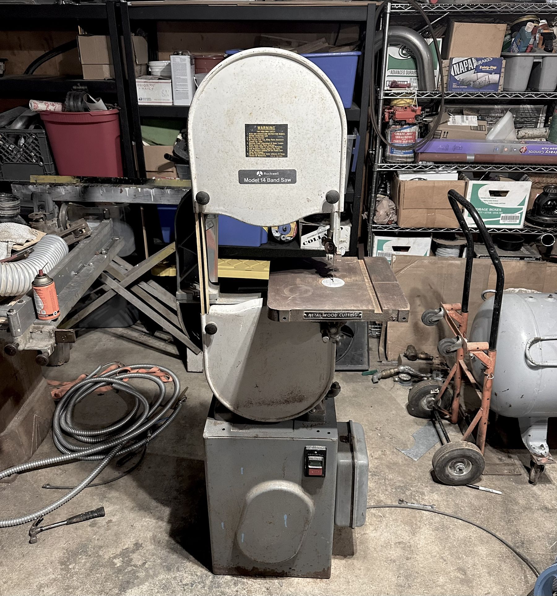 Rockwell 14” Metal And Wood Bandsaw 28-300