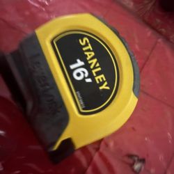 STANLEY Tape Measure: Inch, Nonmagnetic Single Hook Tip, Plastic