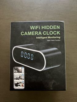 WiFi Hidden Camera Clock