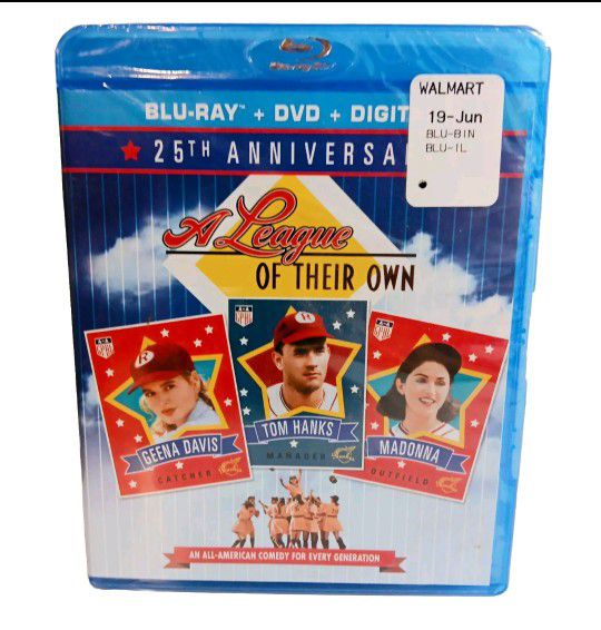 A League of Their Own 25th Anniversary Blu-ray +DVD + Digital New Factory Sealed