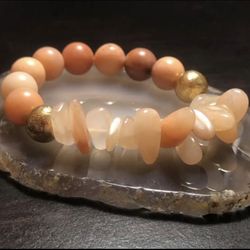 Bolivian, Pink Opal Stretch Bracelet