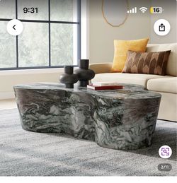 Modern Faux Marble Coffee Table – Wayfair