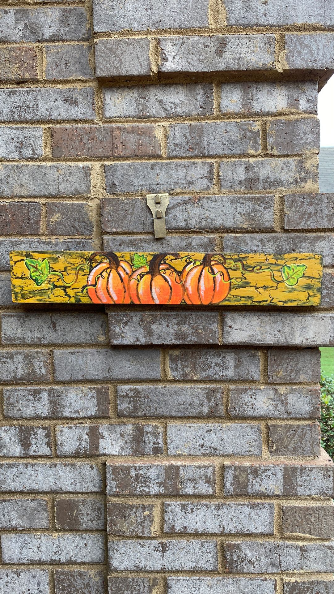Pumpkin sign