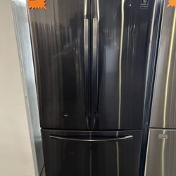 Samsung Black Stainless Steel French Door Refrigerator 0MW8