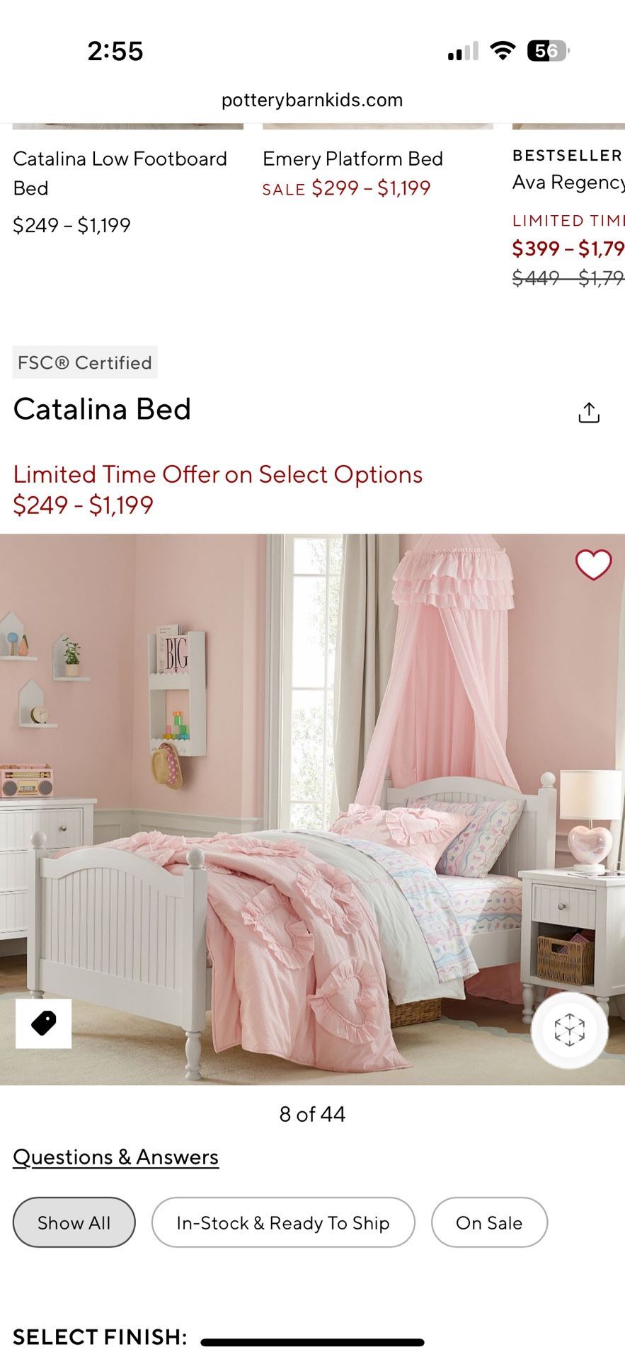 Pottery Barn Twin Bed