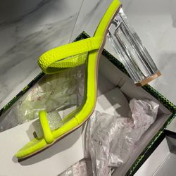 Cape Robbin Neon Heels Size 7.5 (new)