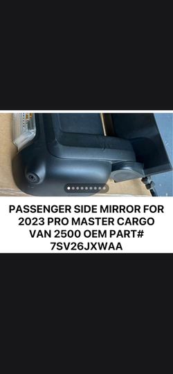 2023 promaster van cargo side view mirror