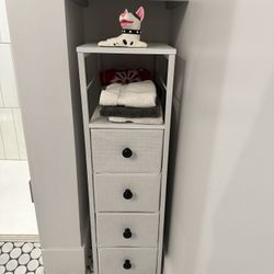White Bathroom Cabinets 