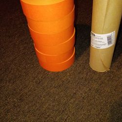 Brown Paper And Orange Tape