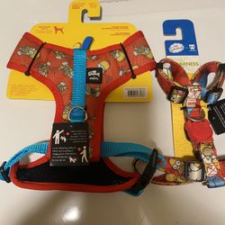 Two Small Bart Simpson Harnesses