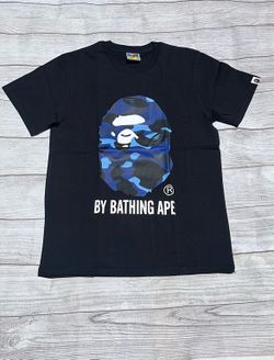 Blue bape tee shirt