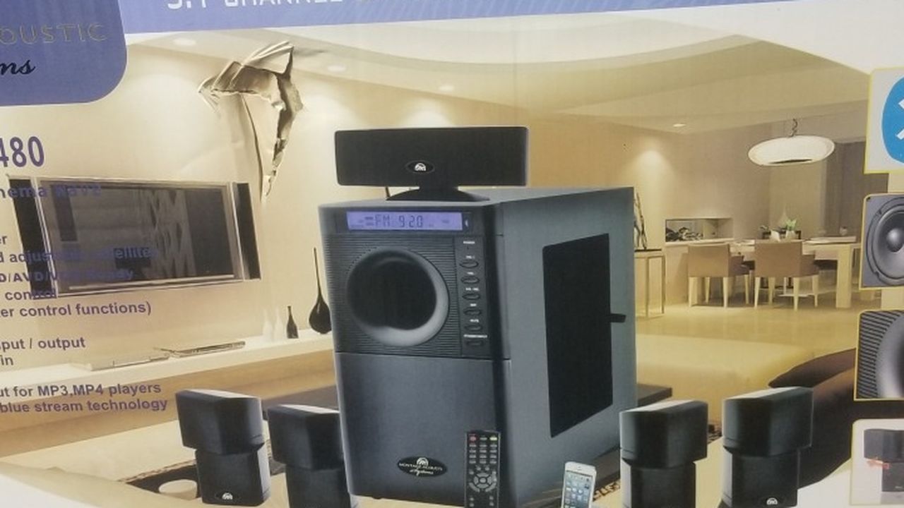 Montage Acoustic Professional Home Theater Bluetooth Systems