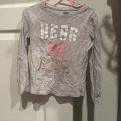 Girls , Long Sleeve Shirt, Size 5T