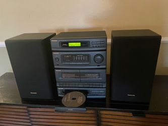 Vintage Panasonic SA-DH30 CD Player/Dual Cassette Deck/AM FM Radio Stereo
