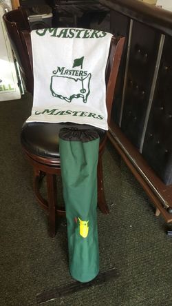 Official Masters Golf Towel and Bag Chair