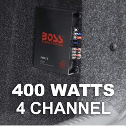 BOSS Audio Systems 4 Channel Car Amplifier – Riot Series