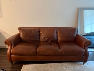 natuzzi leather couch