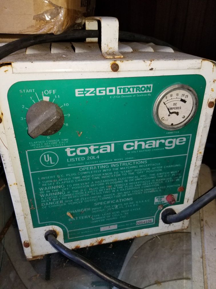 EZ GO Golf cart charger