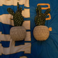 home decor fake cactus plants