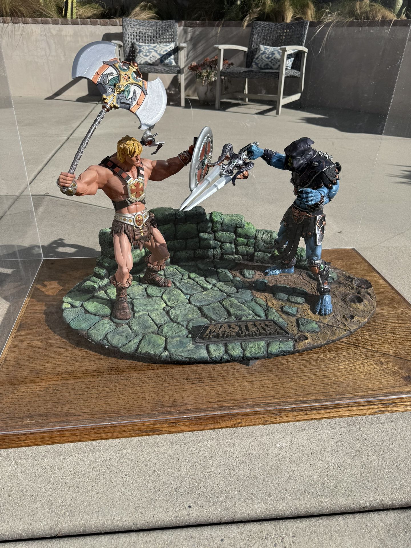 RARE 1 Of 1 Masters Of the Universe Statue Set